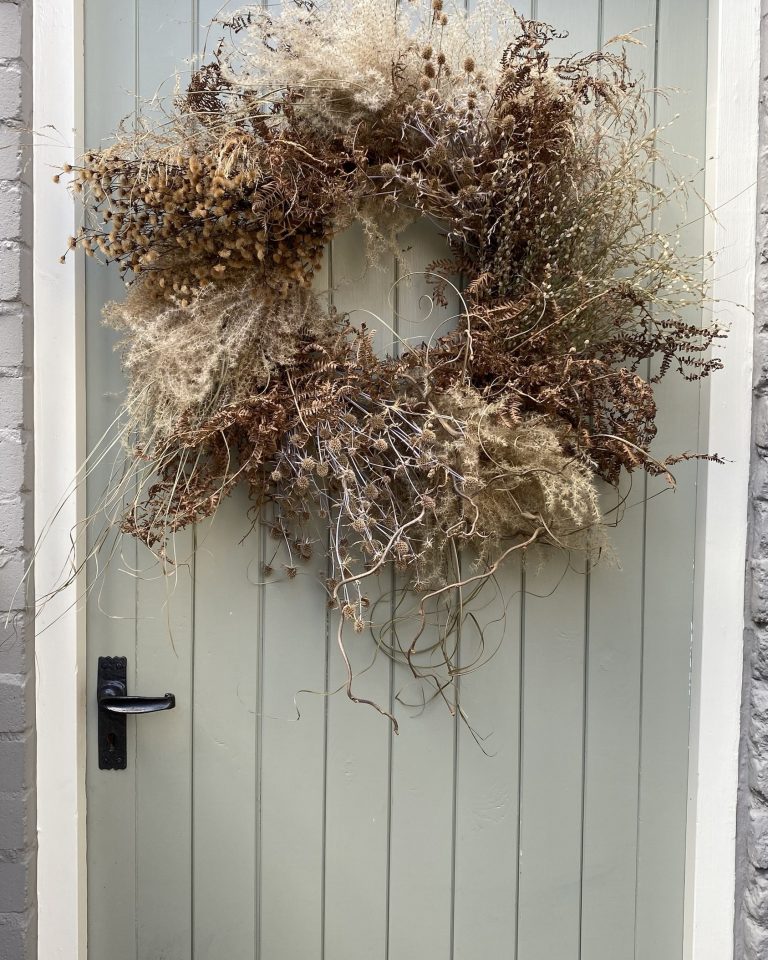 Dried Meadow Style Wreath - Image 2